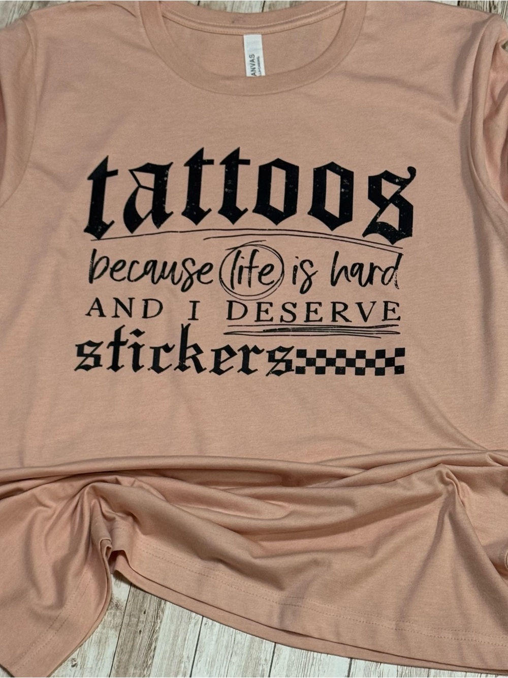 Tattoos peachy Shirt Large